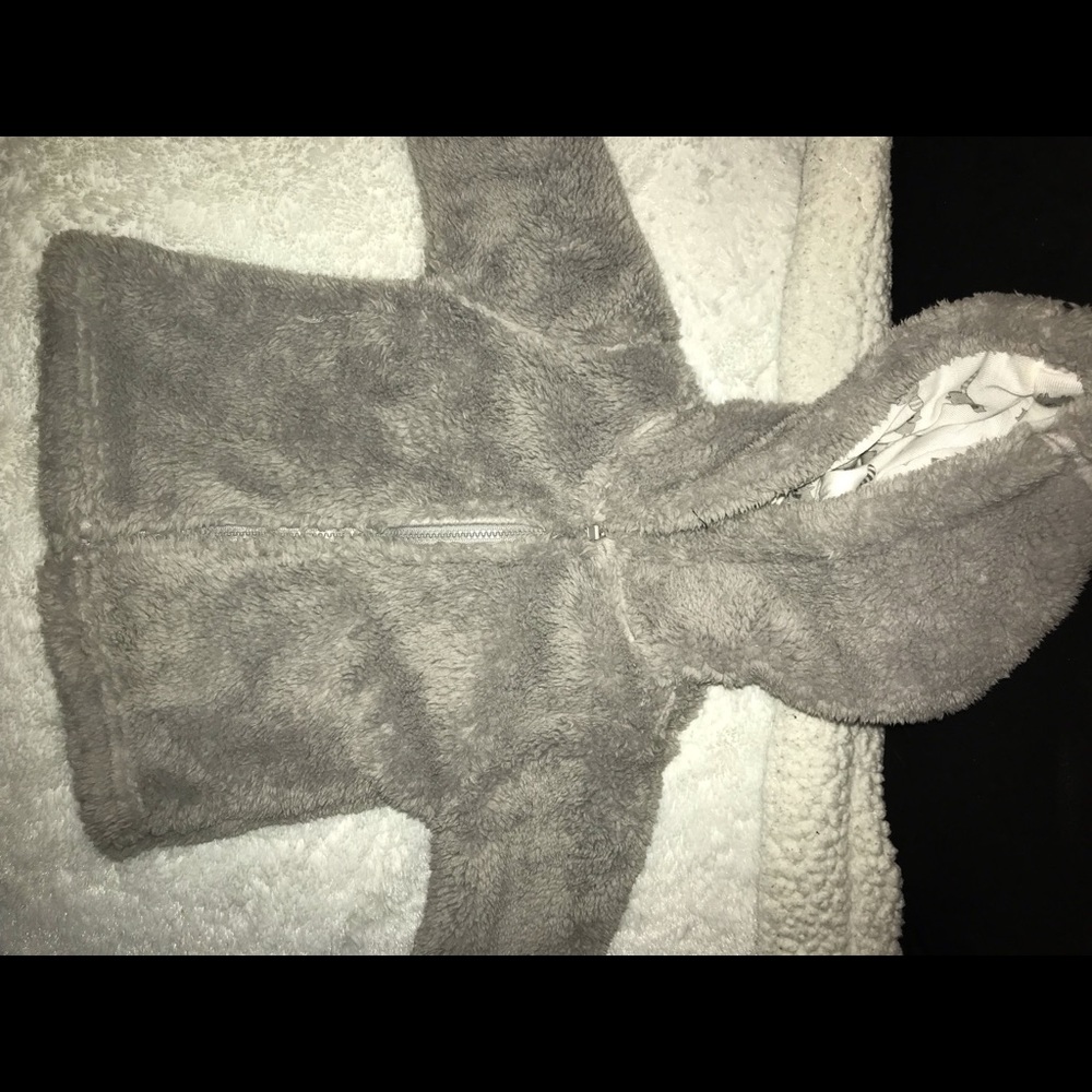 Baby Grey fur coat